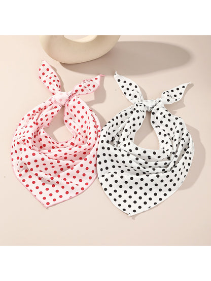 Scarvii Polka Dot Triangle Scarf