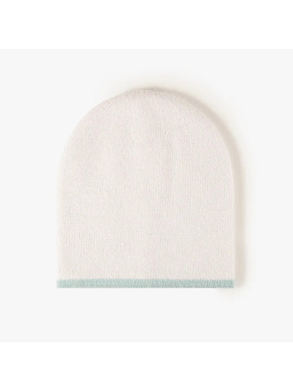 Haila - Reversible Contrast-Edge Knit Beanie