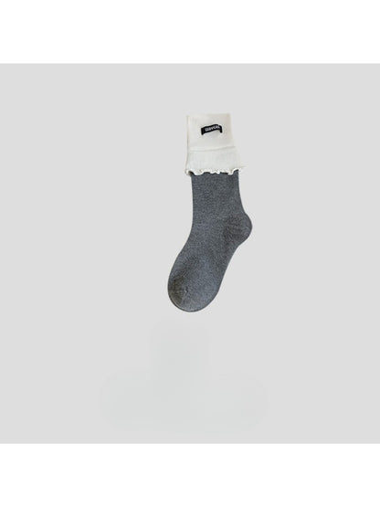 Rufia - Soft Cuff Detail Crew Socks