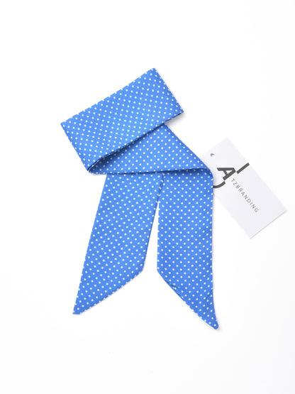 Scarvii - Classic Repeat Print Skinny Scarf