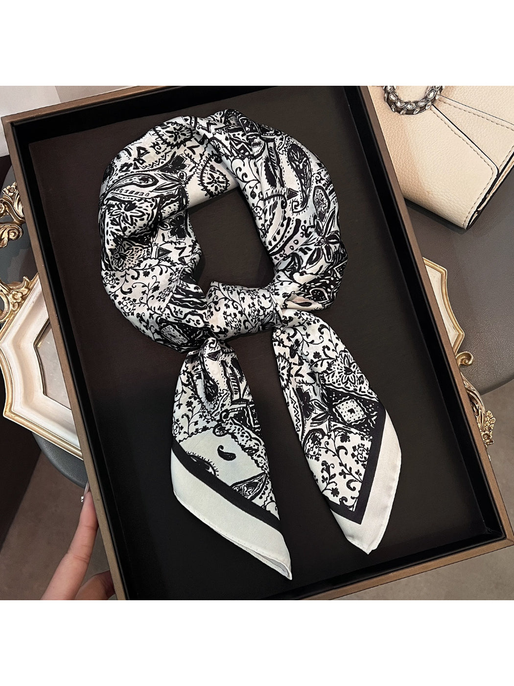 Scarvii Boho Paisley Square Scarf