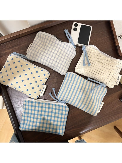 Cosbai - Vintage Pattern Zipper Coin Purse