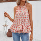 Vesty - Plus Size Floral Sleeveless Vacation Top