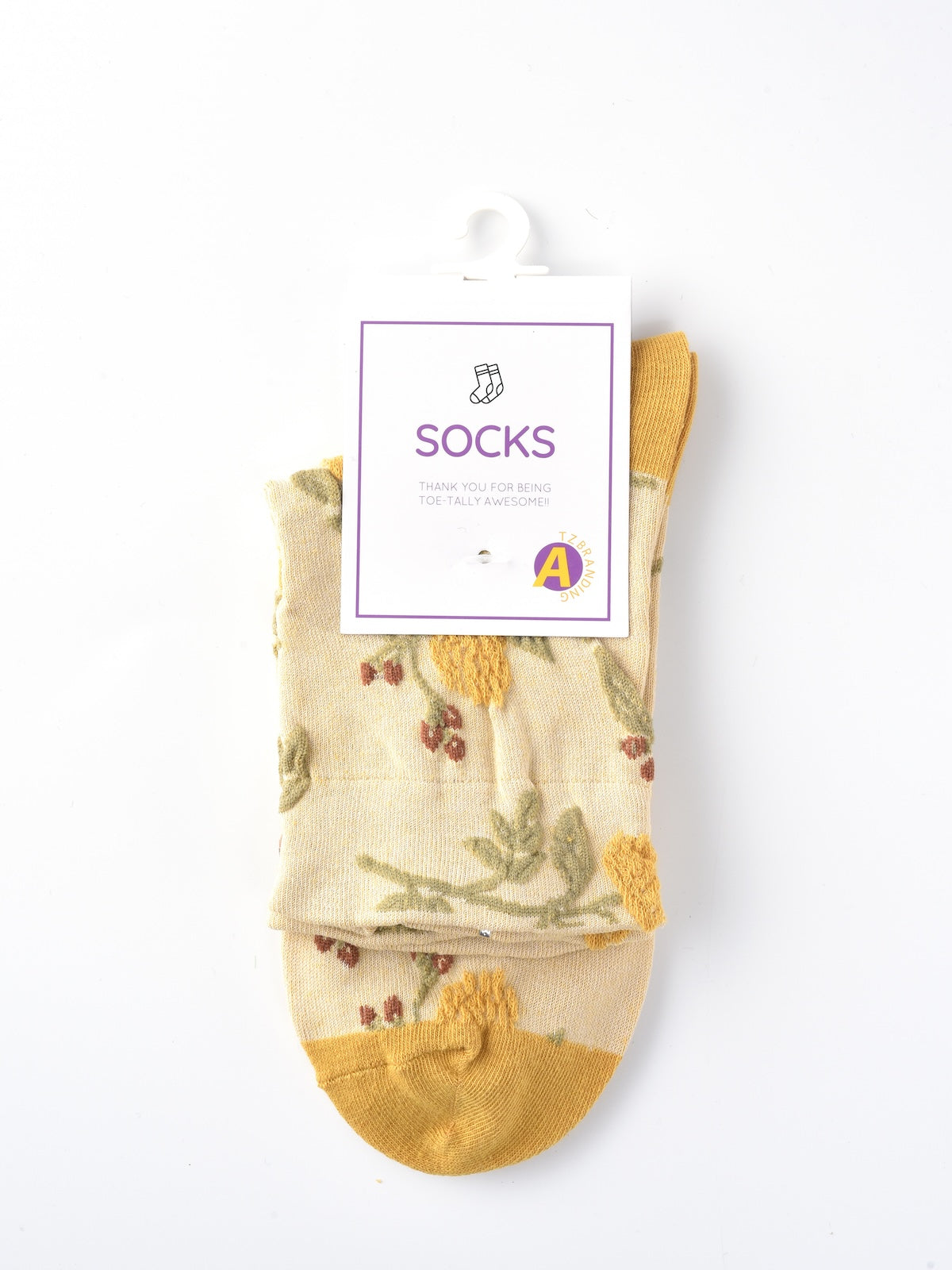 Rufia – Capsule Floral Pattern Crew Socks