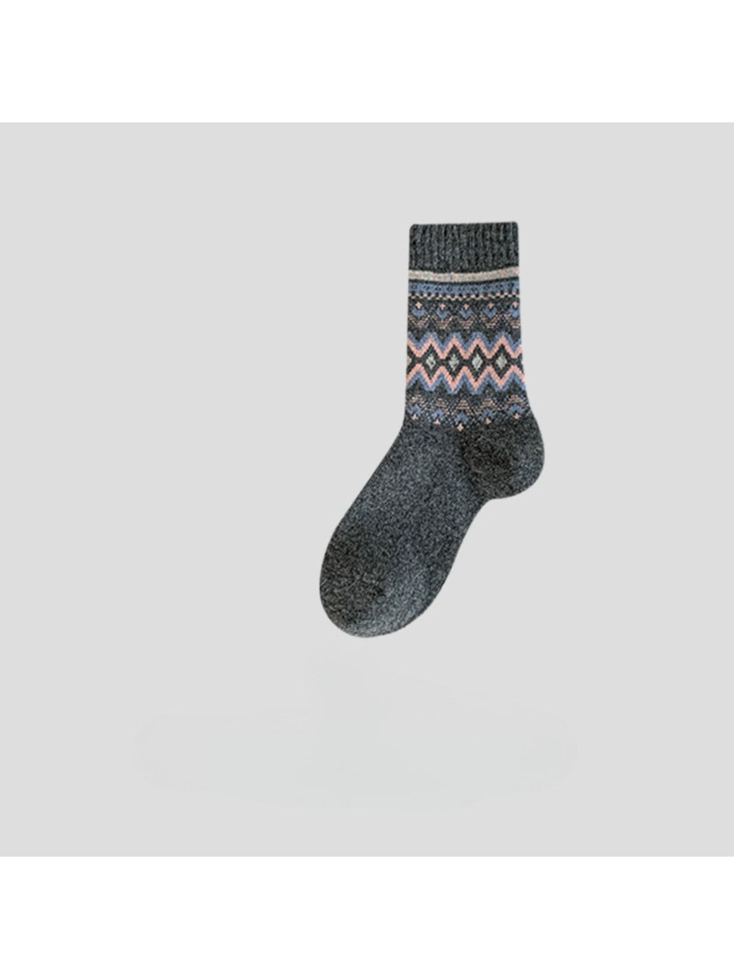 Rufia - Classic Fair Isle Crew Socks