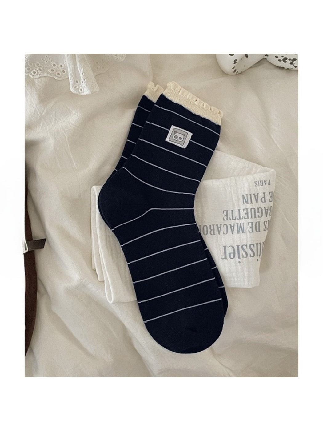 Rufia - Casual Panda Stripe Socks product image 7