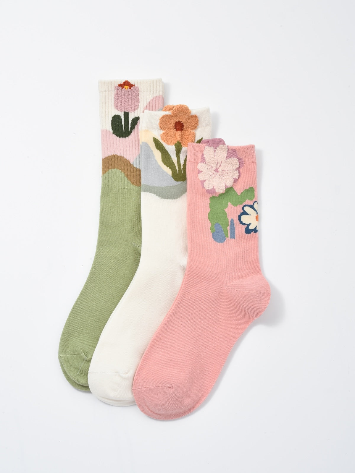 Rufia - Adorable Floral Socks