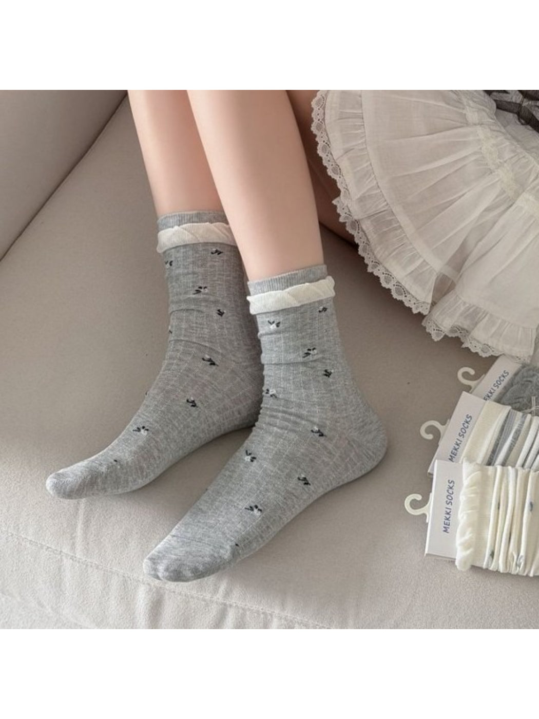 Rufia - Ruffle Slouch Crew Socks product image 2