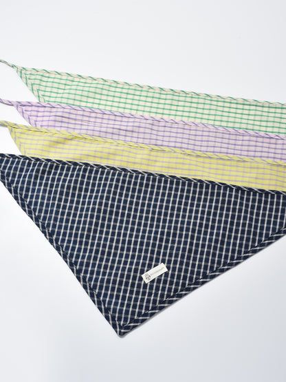 Scarvii - Plaid Triangle Headscarf