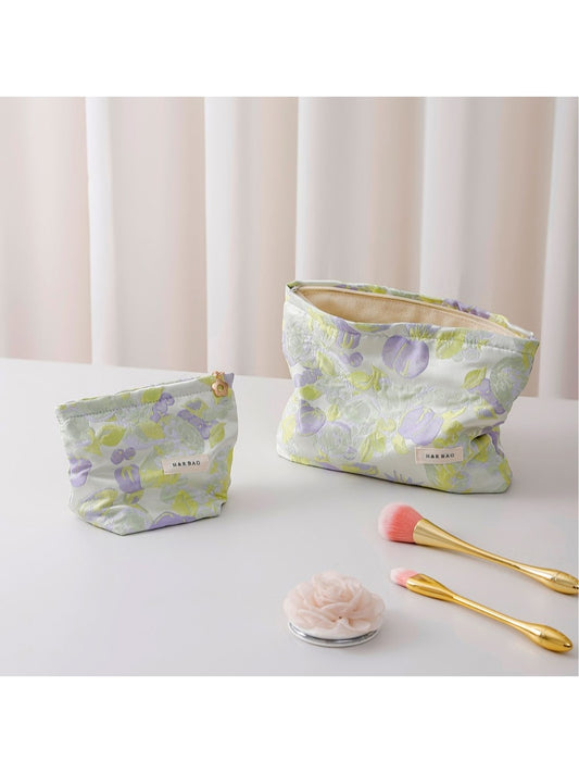 Cosbai Floral Cosmetic Storage Handheld Pouch Bag product image