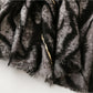 Scarvii - Zebra Print Scarf & Shawl with Gold Foil Fringe