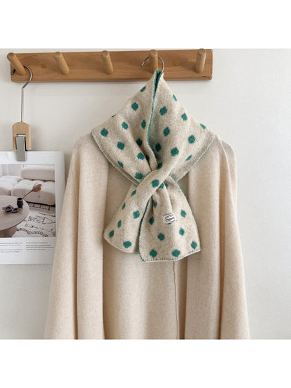 Scarvii - Polka Dot Narrow Scarf