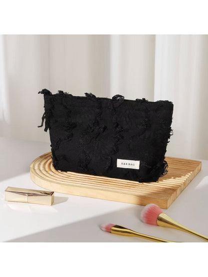 Cosbai - Black Cosmetic Handheld Bag