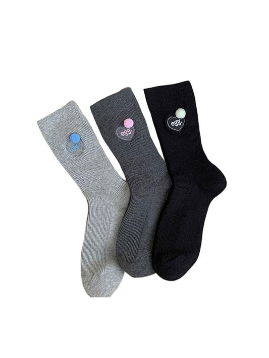 Rufia - Everyday Heart Accent Crew Socks
