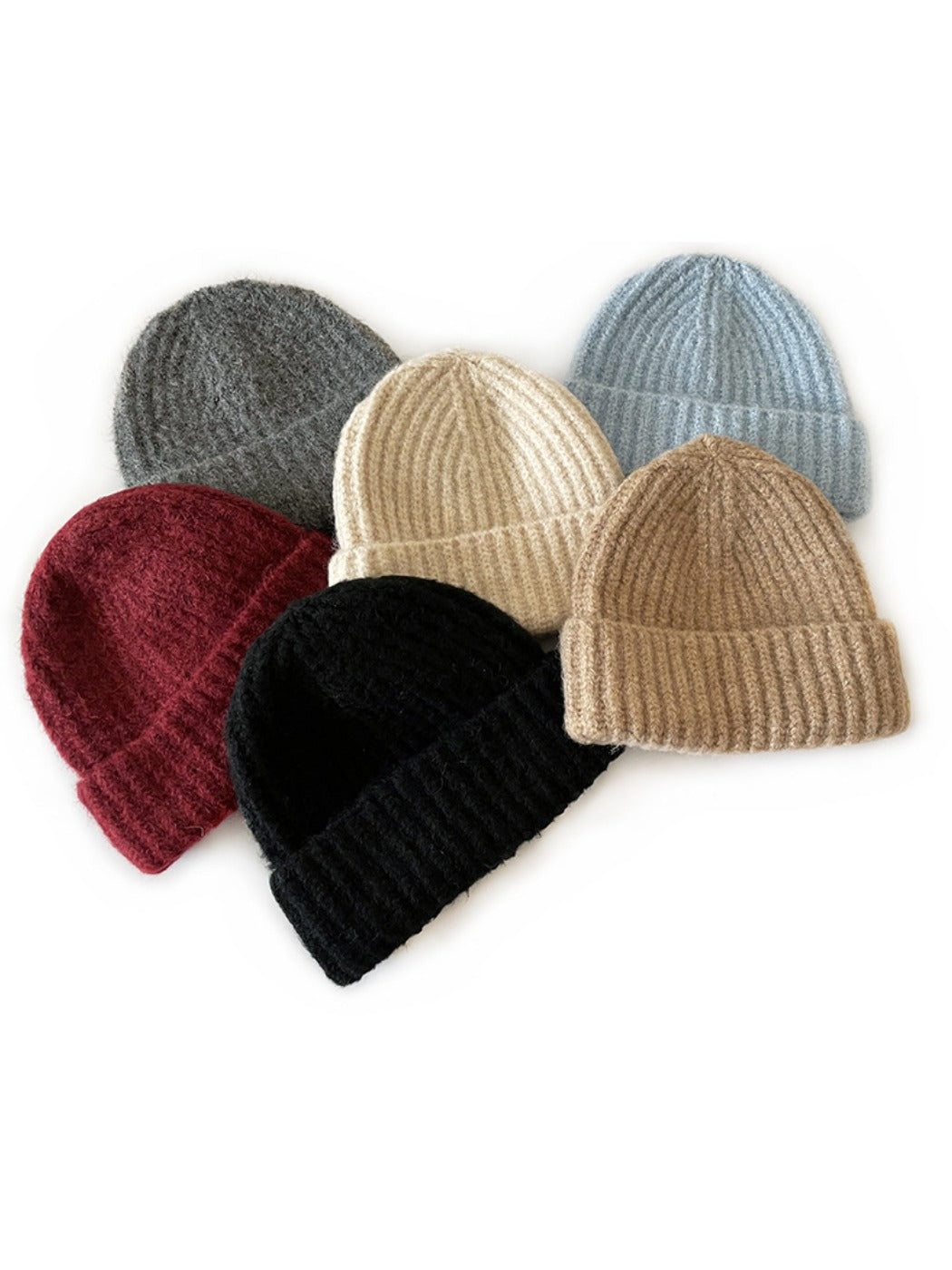 Haila - Winter Unisex Solid Color Knitted Beanie