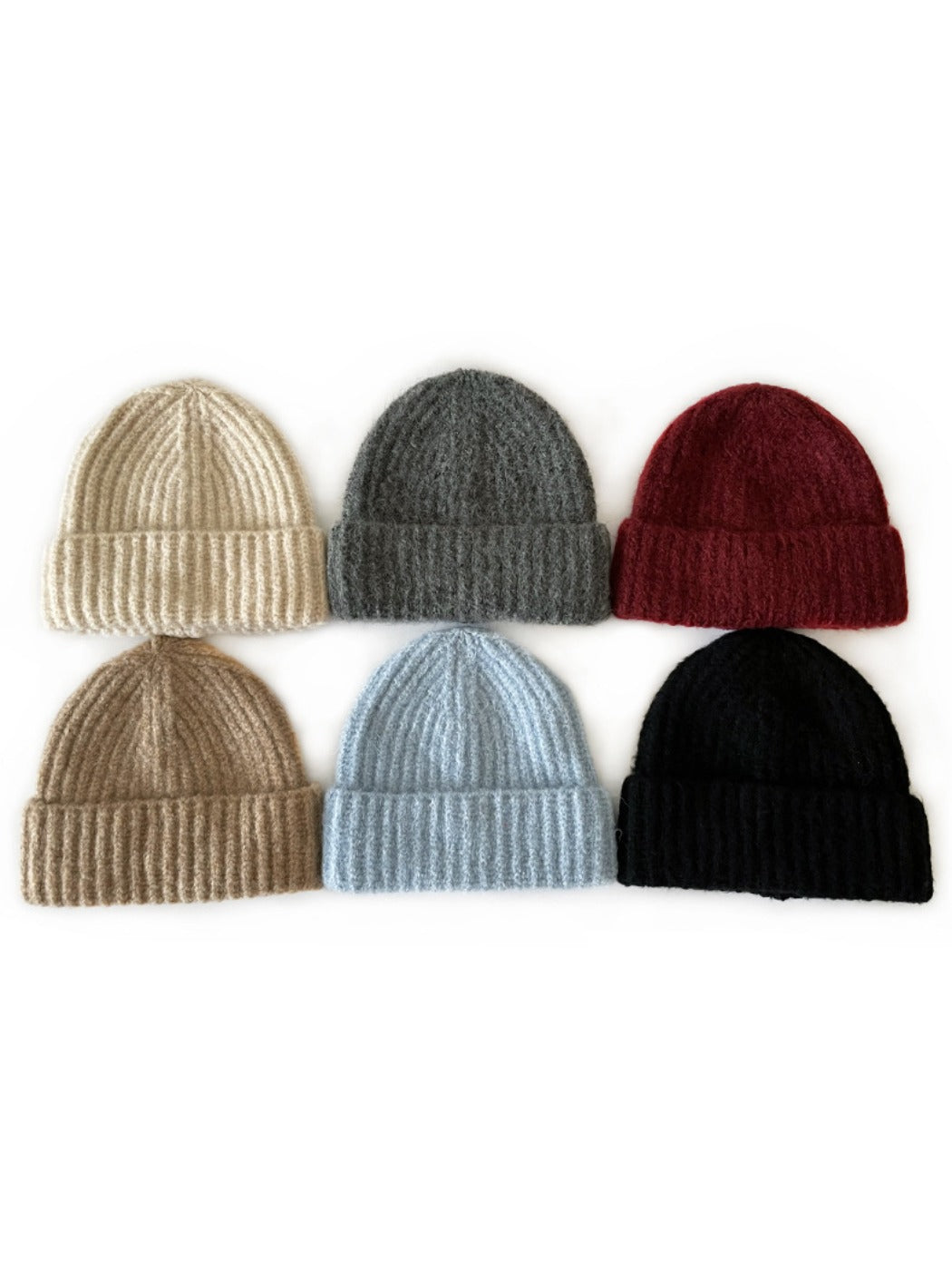 Haila - Winter Unisex Solid Color Knitted Beanie