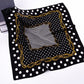 Scarvii - Vintage Polka Dot And Chain Print Scarf