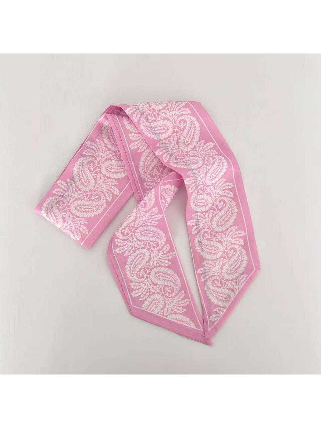 Scarvii - Decorative Flow Paisley Skinny Scarf