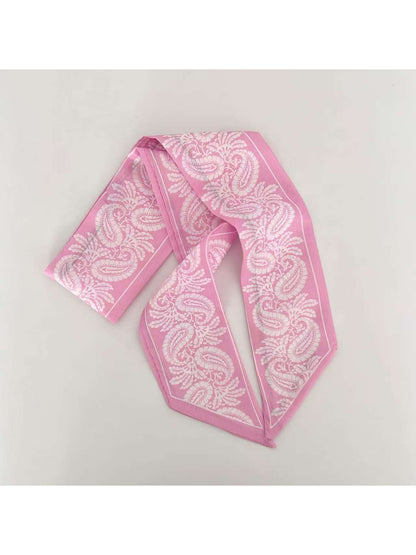 Scarvii Decorative Flow Paisley Skinny Scarf