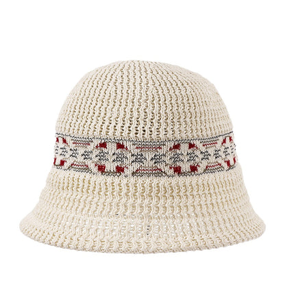 Haila summer hat folded to demonstrate flexibility and lightweight design