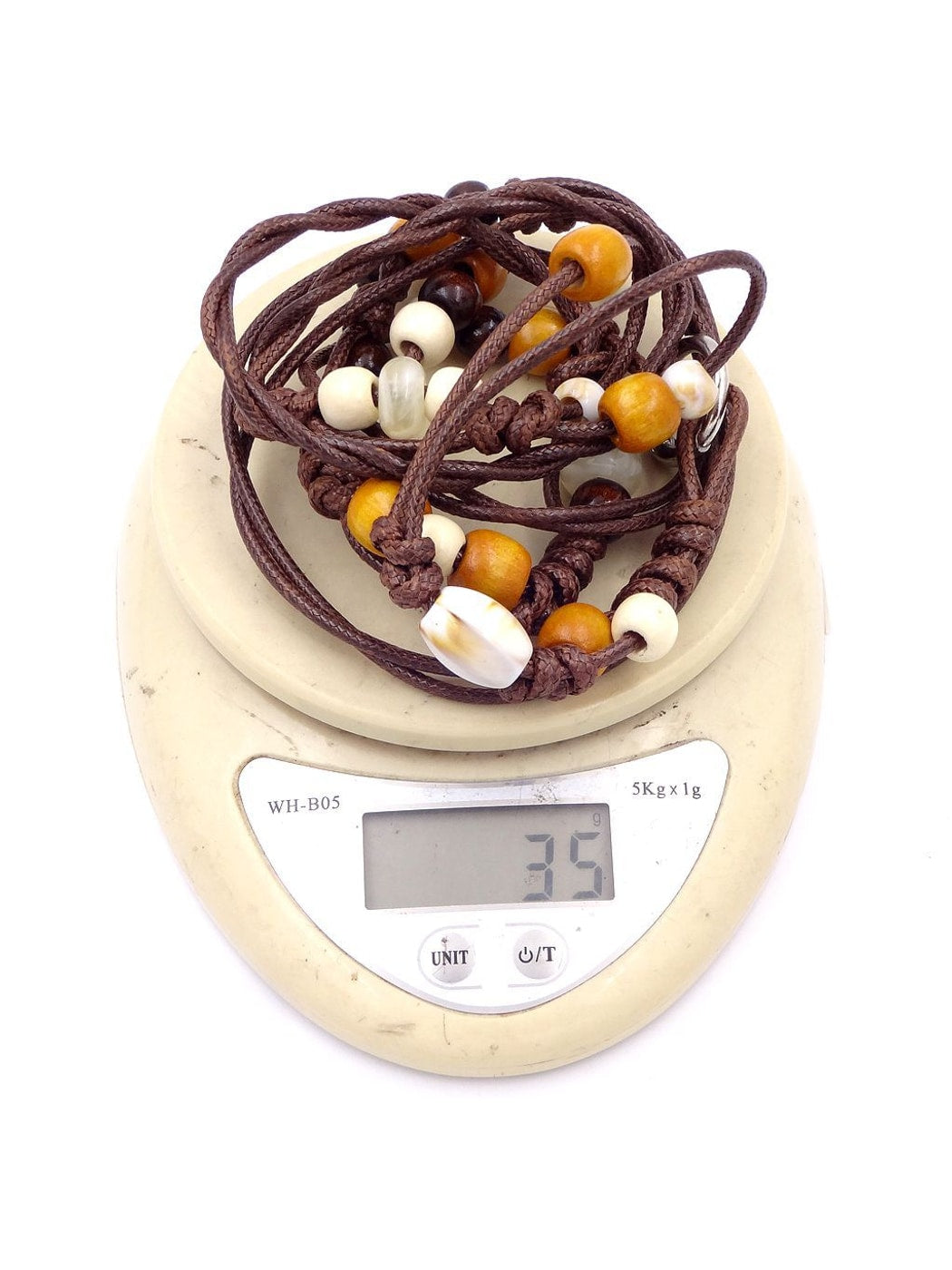 Beco - Beaded Woven Tassel Round Buckle Belt