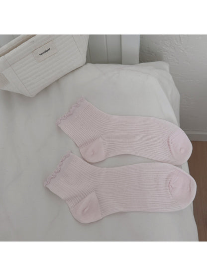 Rufia - Soft Ribbed Frill Ankle Socks product image 7