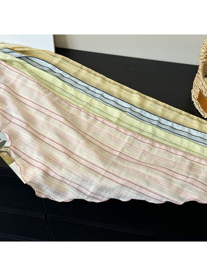 Scarvii - Striped Wavy Eedge Triangle Bandana