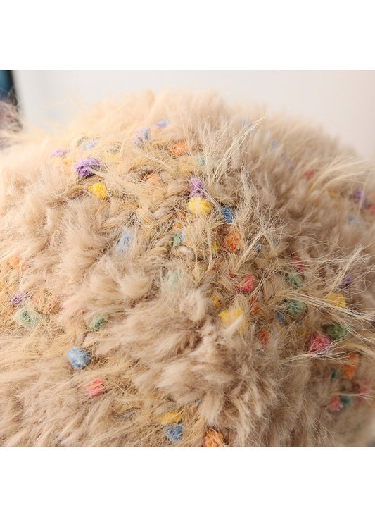 Haila - Fuzzy Confetti Knit Beanie for Women