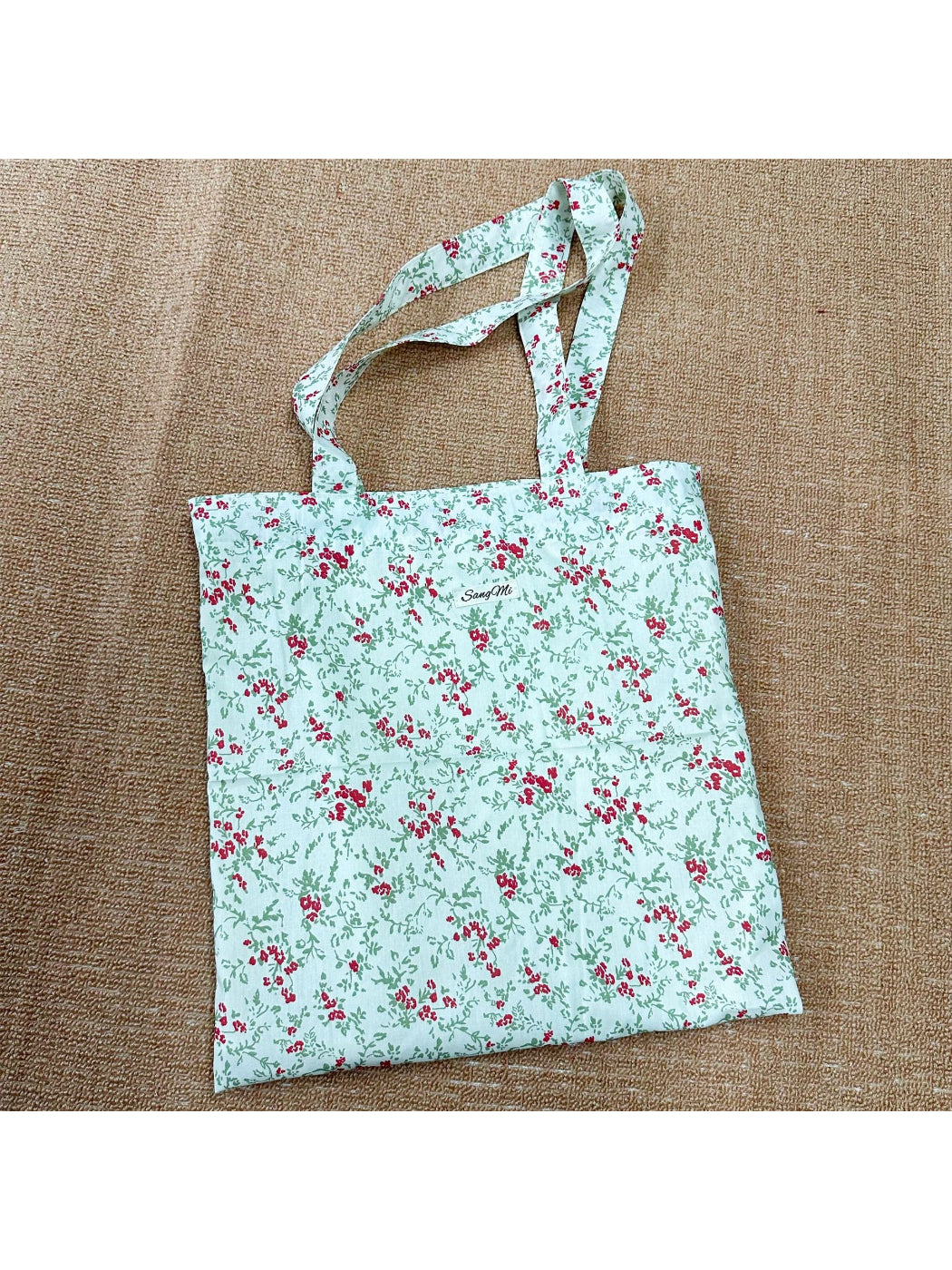 Cosbai - Colorful Floral Art Print Everyday Tote Bag