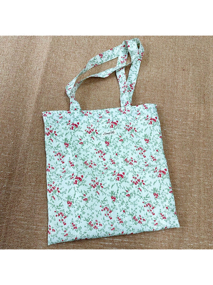 Cosbai - Colorful Floral Art Print Everyday Tote Bag