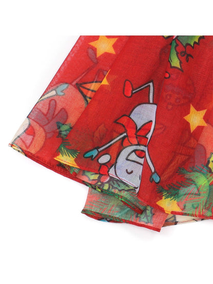 Scarvii - Christmas Reindeer Print Holiday Scarf
