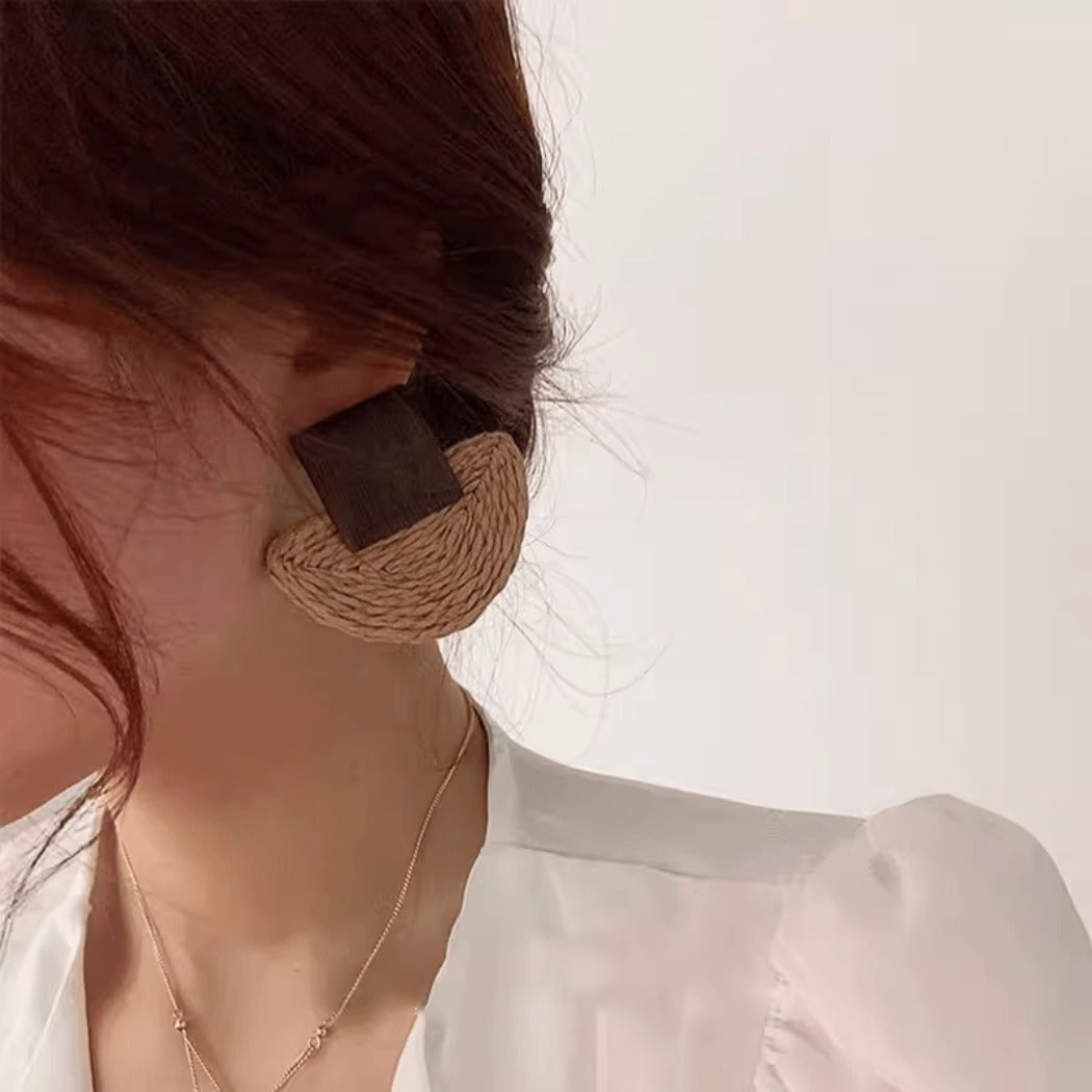 Earwish - Boho Woven Earrings – Unique & Natural
