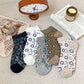 Rufia - Floral Pattern Low-Cut Socks