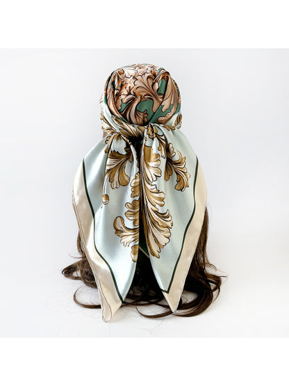 Scarvii - Vintage Baroque Print Square Scarf