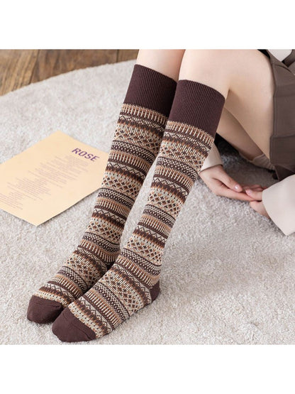 Rufia - Vintage Long Knee High Socks for Women