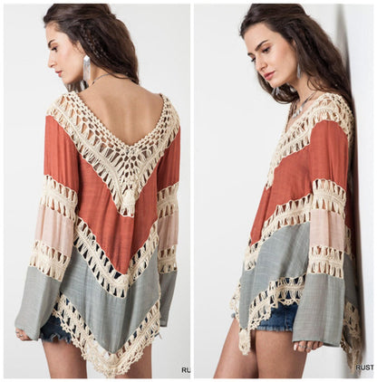 Crosa - Bohemian Loose Beach Cover-Up