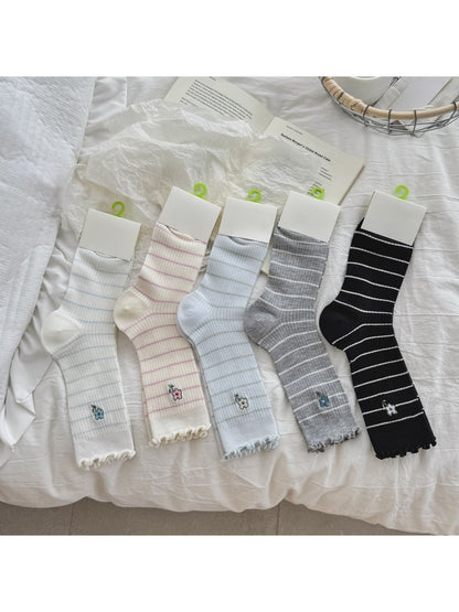 Rufia - Simple Daily Wear Women's Crew Socks