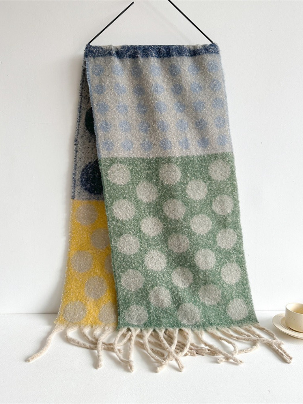 Scarvii - Bold Retro Polka Winter Scarf