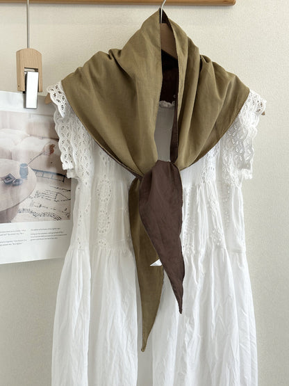 Scarvii - Two Tone Triangle Scarf