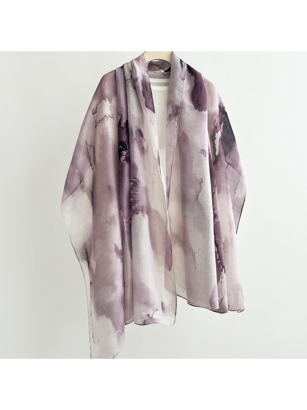 Scarvii - Abstract Style Floral Print Summer Wrap Scarf