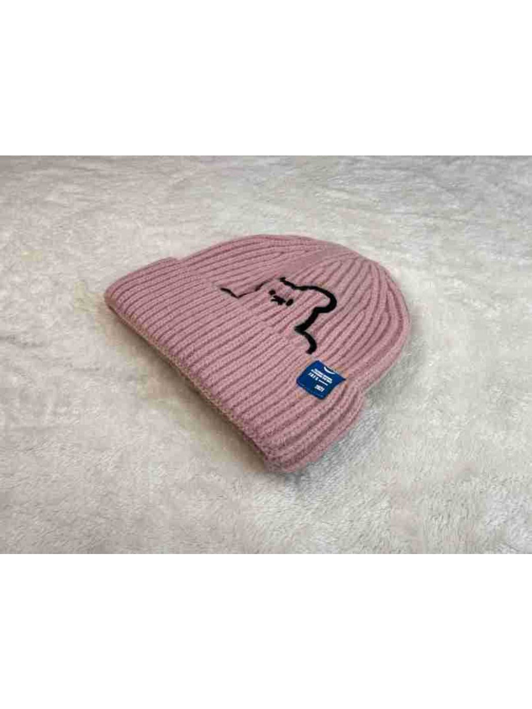 Haila - Winter Bear Embroidery Knitted Beanie