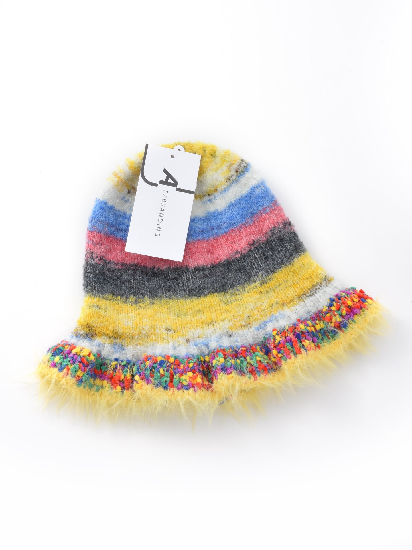 Haila - Colorful Knitted Bucket Hat
