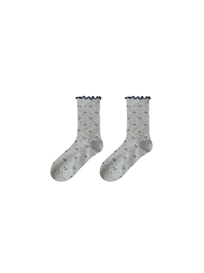 Rufia - Ruffled Edge Crew Socks