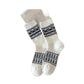 Rufia - Double-knit Mid-calf Socks with Bohemian-style