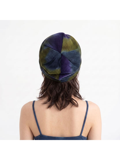 Haila - Abstract Pattern Knit Slouchy Beanie