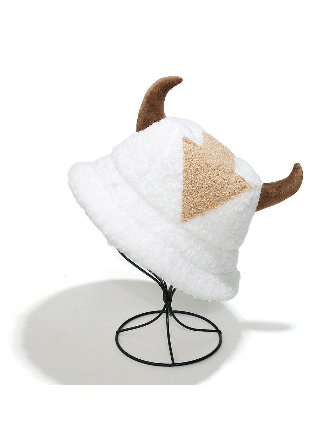 Haila Fuzzy Viking Bucket Hat with Horns