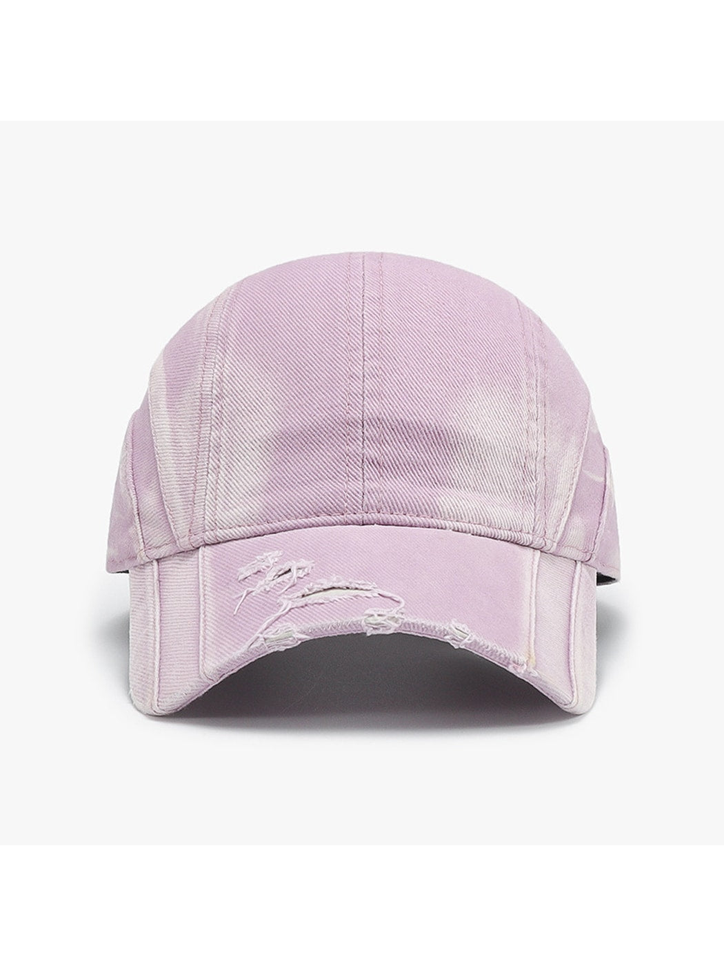 Haila - Distressed Adjustable Curved Brim Baseball Cap