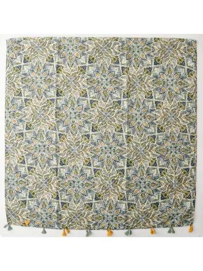Scarvii - Botanical Paisley Tassel Wrap Scarf