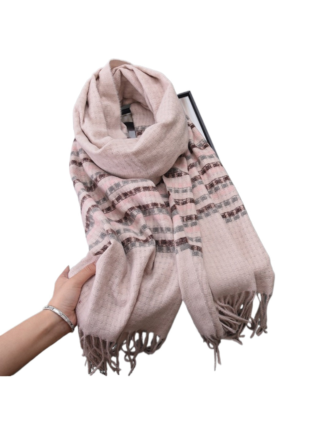 Scarvii - Soft Striped Lightweight Scarf