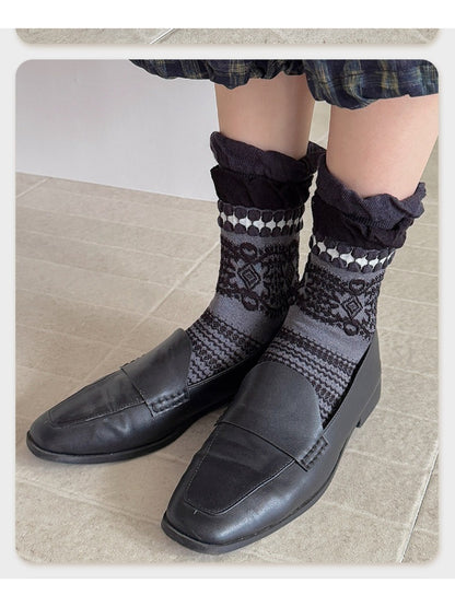 Rufia - Crafted Texture Crew Socks